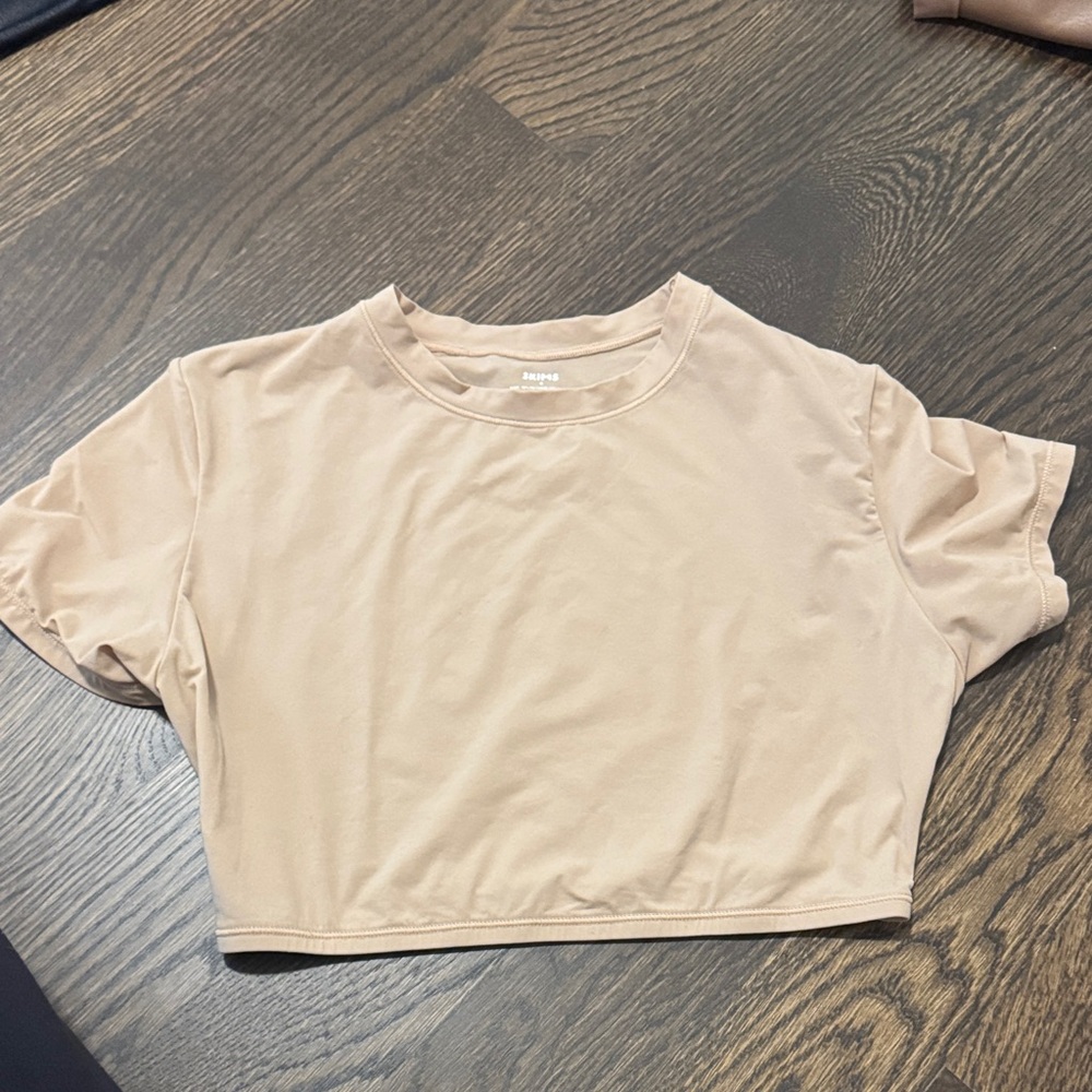 Skims fits everybody crop top M sand